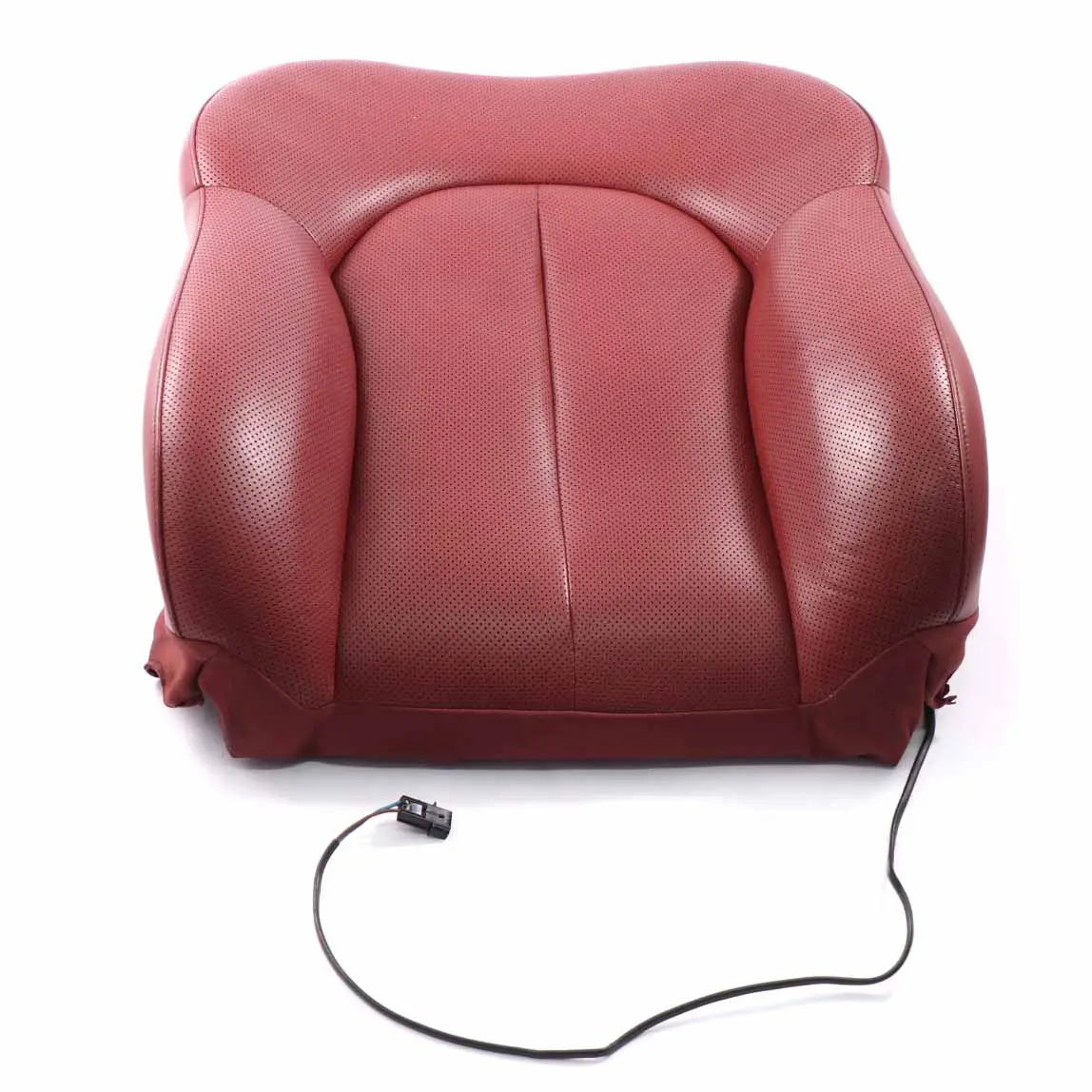 Mercedes A209 Front Seat Cover Heated Backrest Red Leather Left Right N/O/S