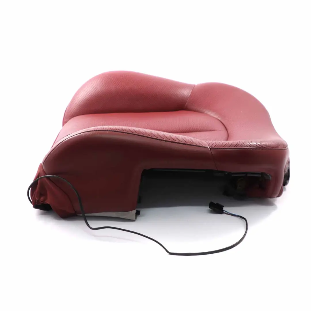 Mercedes A209 Front Seat Cover Heated Backrest Red Leather Left Right N/O/S - SKU A2099107393 - Part number A2099107393