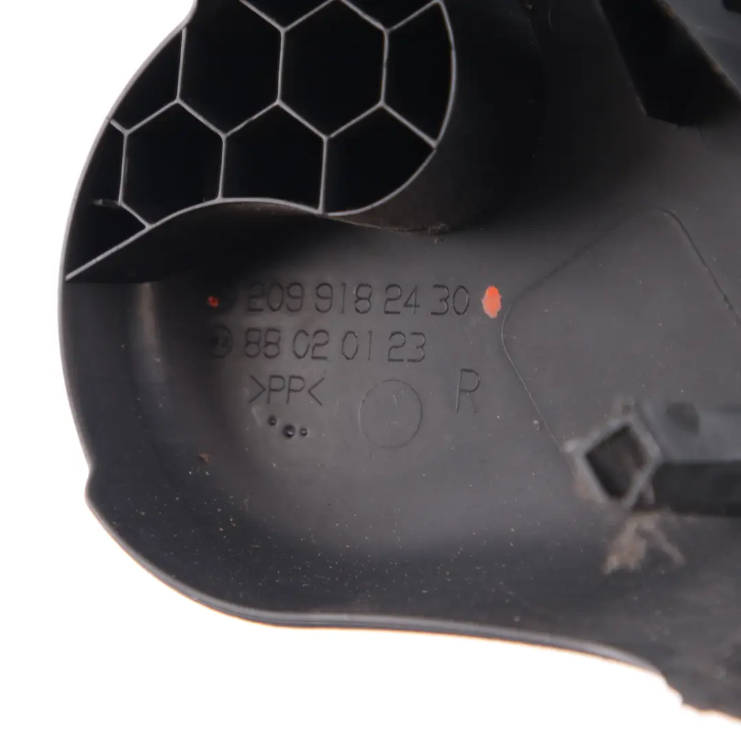 Seat Cover Mercedes CL203 Front Trim Top Right O/S Outside Black - SKU A2099182430 - Part number A2099182430