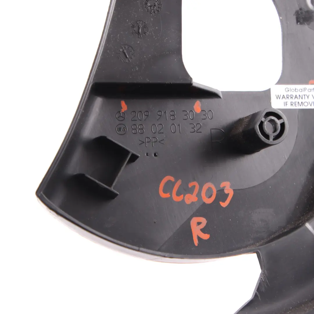  Front Seat Cover Mercedes CL203 Inner Covering Trim Right O/S Black - SKU A2099183030 - Part number A2099183030