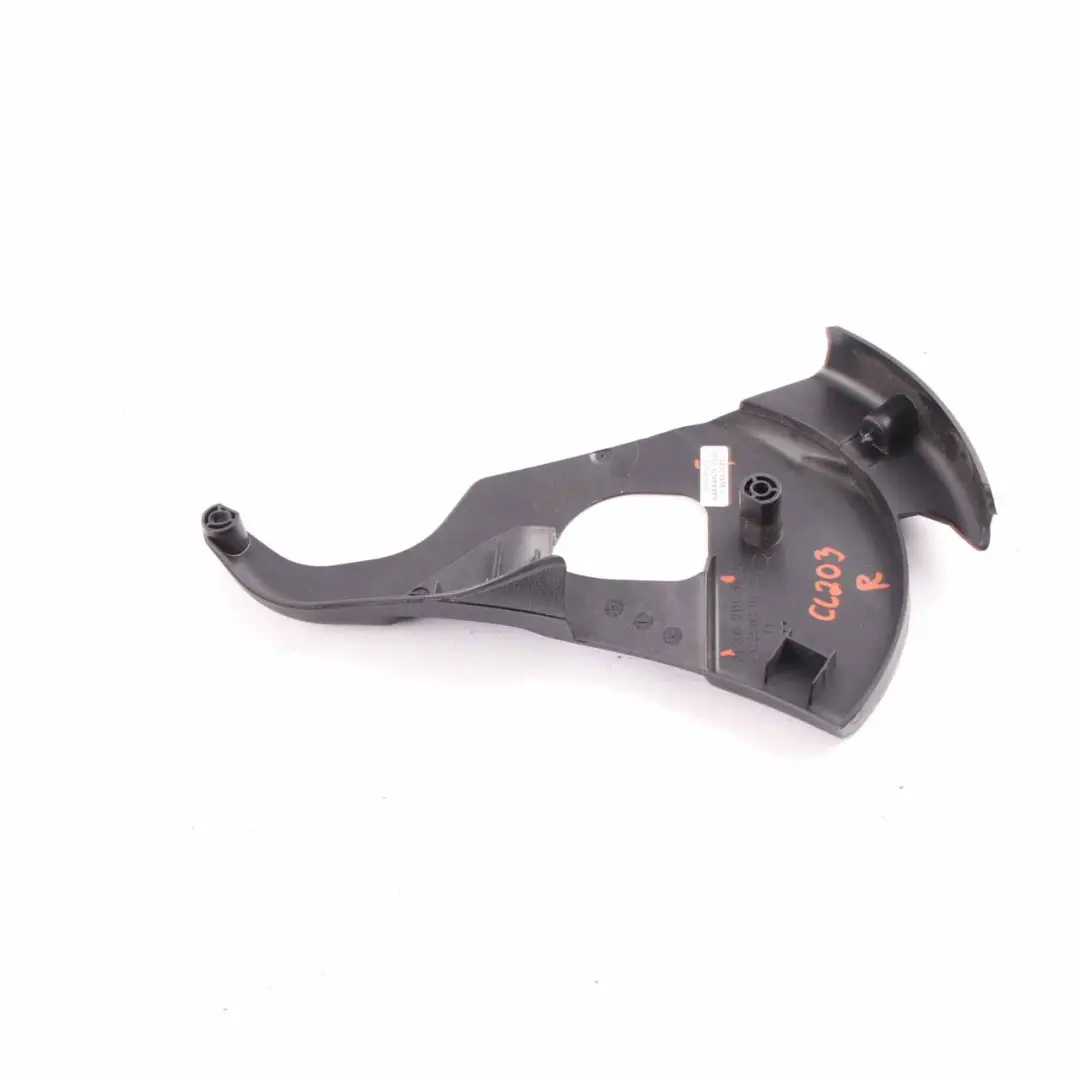 Przednia Prawa Osłona Fotela Czarna do Mercedes CL203 o numerze A2099183030 Mercedes CL203 Przednia Prawa Osłona Fotela Czarna - SKU A2099183030 - Numer Części A2099183030
