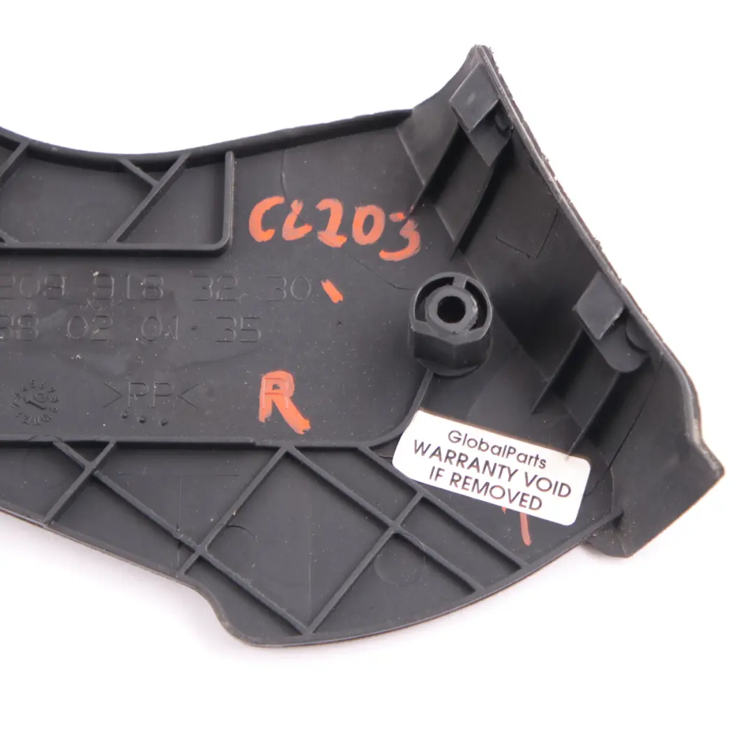 Trim Mercedes CL203 Front Left Seat Right O/S Panel Black to Seat Cover with Part number A2099183230 Seat Cover Trim Mercedes CL203 Front Left Seat Right O/S Panel Black - SKU A2099183230 - Part number A2099183230