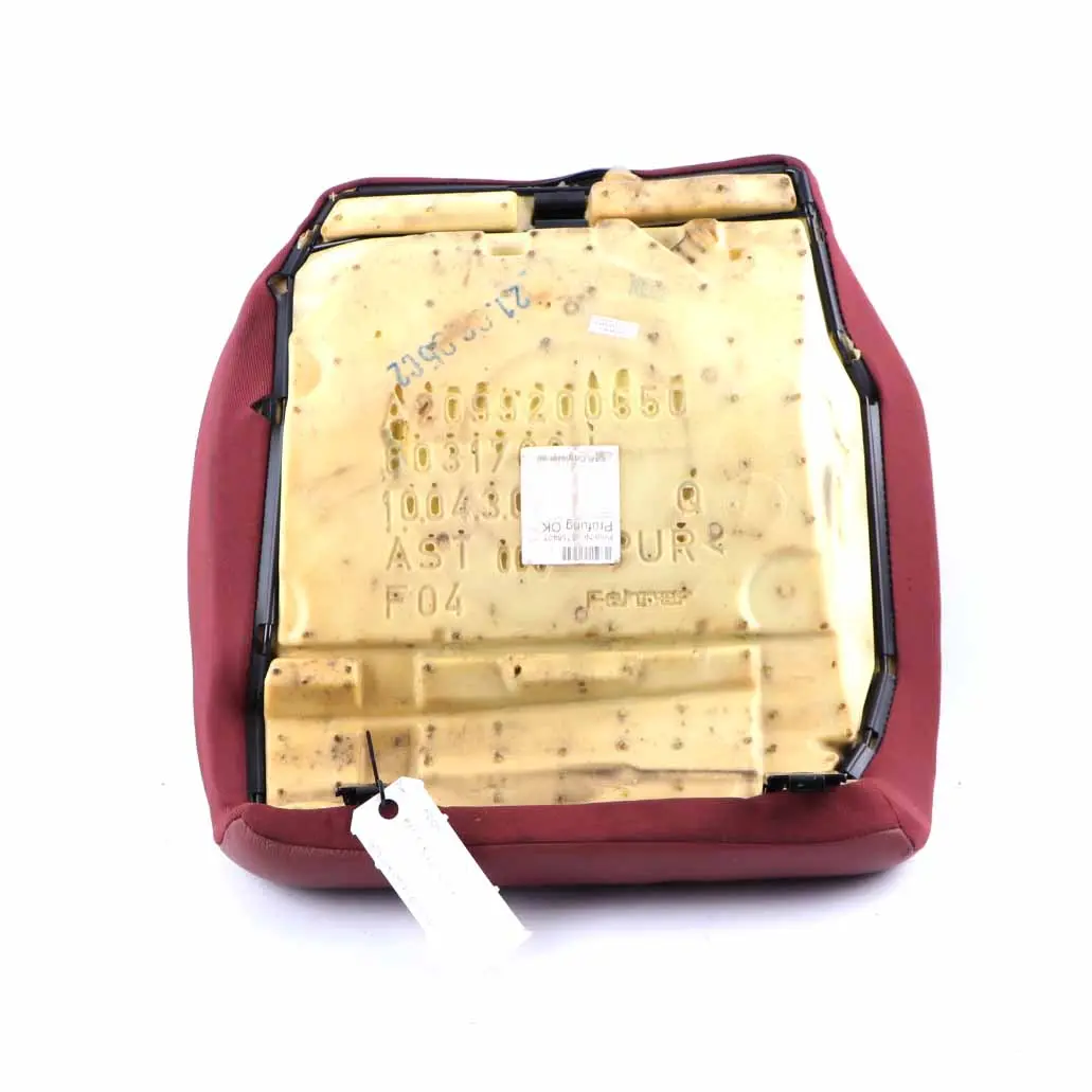 Front Left N/S Bench Couch Leather Amaretta Red to Mercedes A209 Seat Cover with Part number A2099200137 Mercedes A209 Seat Cover Front Left N/S Bench Couch Leather Amaretta Red - SKU A2099200137 - Part number A2099200137