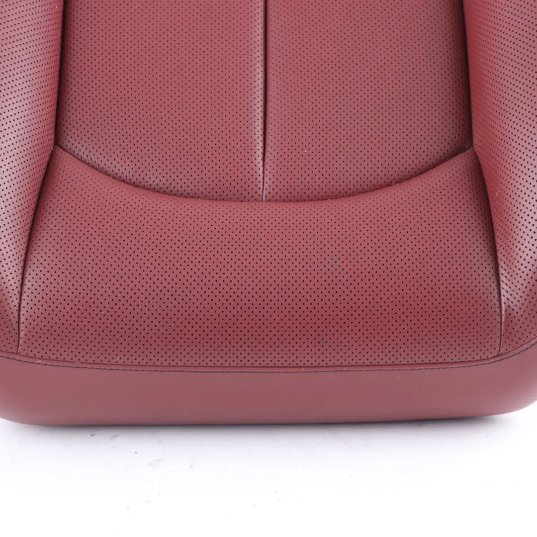 Mercedes A209 Front Seat Cover Left Right N/O/S Cloth Fabric Red Leather - SKU A2099200237 - Part number A2099200237