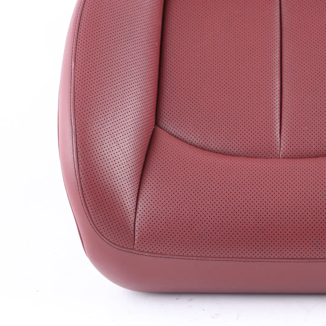 Mercedes A209 Front Seat Cover Left Right N/O/S Cloth Fabric Red Leather - SKU A2099200237 - Part number A2099200237