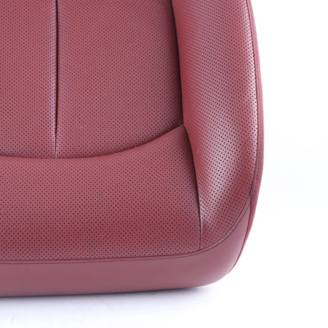 Mercedes A209 Front Seat Cover Left Right N/O/S Cloth Fabric Red Leather - SKU A2099200237 - Part number A2099200237