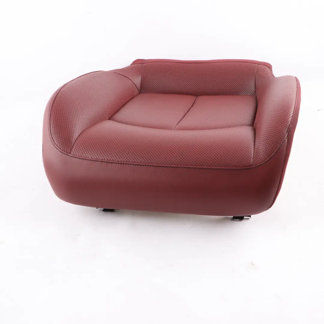 Mercedes A209 Front Seat Cover Left Right N/O/S Cloth Fabric Red Leather - SKU A2099200237 - Part number A2099200237