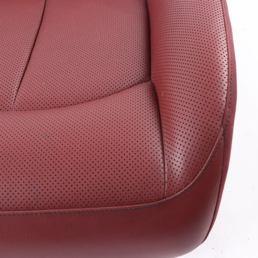 Mercedes A209 Front Seat Cover Left Right N/O/S Cloth Fabric Red Leather - SKU A2099200237 - Part number A2099200237