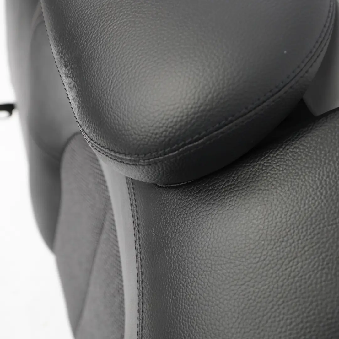 Mercedes C209 Sitzlehne hinten links Rückenlehne Stoff Leder Schwarz - SKU A2099200335 - Teilenummer A2099200335