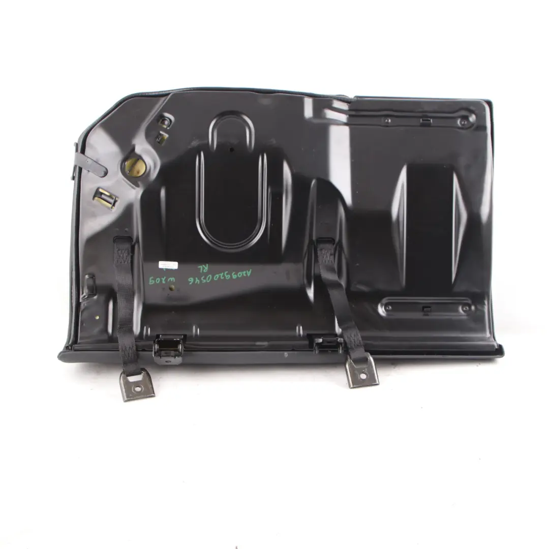 Mercedes C209 Seat Cover Rear Left N/S Cushion Covering Black Leather Nappa - SKU A2099200546 - Part number A2099200546