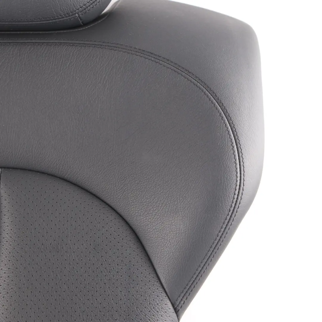 Mercedes C209 Seat Backrest Rear Left N/S Back Cover Leather Nappa Anthracite - SKU A2099200547 - Part number A2099200547