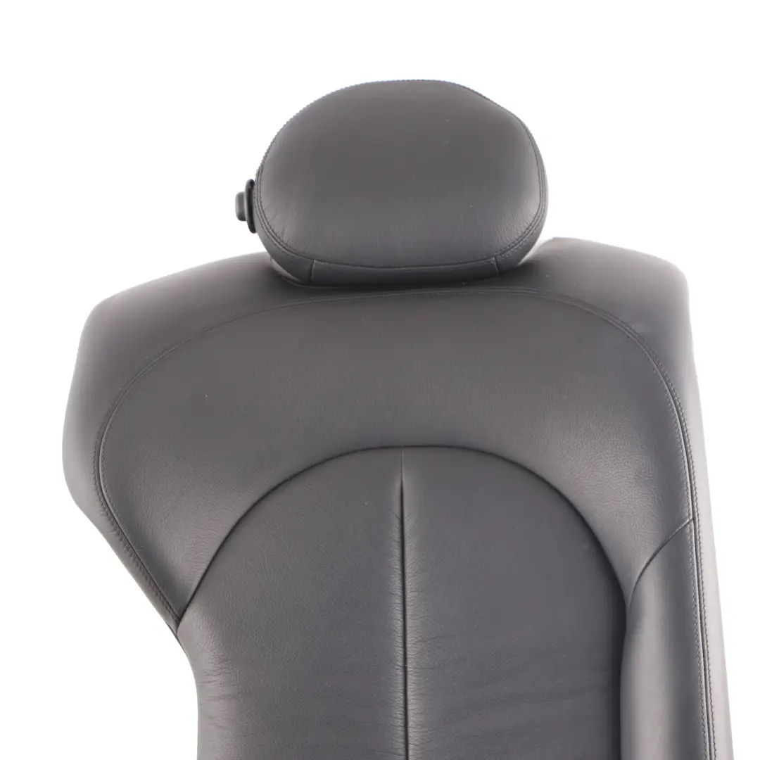 Backrest Rear Right O/S Back Cover Leather Nappa Black to Mercedes C209 Seat with Part number A2099200635 Mercedes C209 Seat Backrest Rear Right O/S Back Cover Leather Nappa Black - SKU A2099200635 - Part number A2099200635