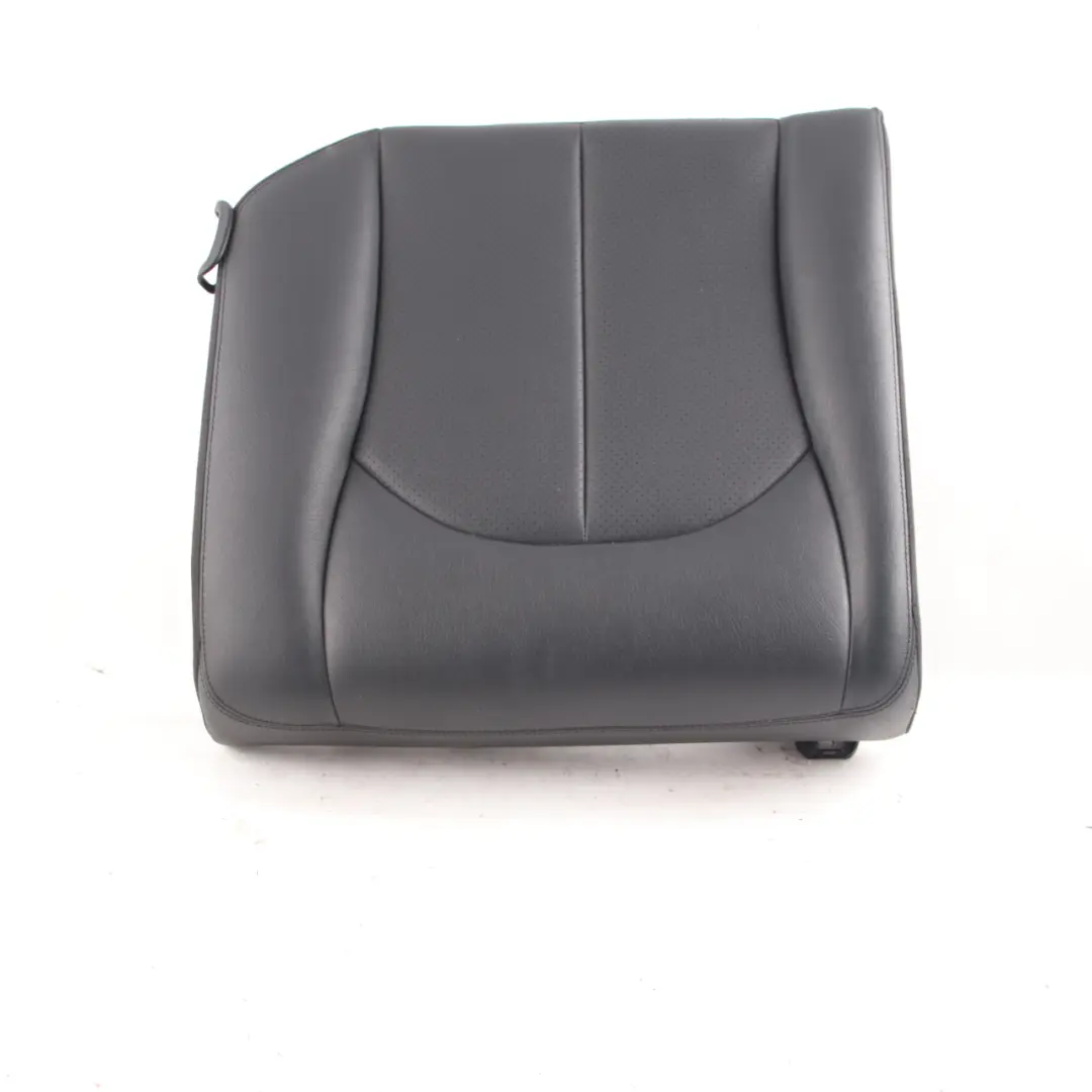 Right O/S Cushion Covering Black Leather Nappa to Mercedes C209 Seat Cover Rear with Part number A2099200646 Mercedes C209 Seat Cover Rear Right O/S Cushion Covering Black Leather Nappa - SKU A2099200646 - Part number A2099200646