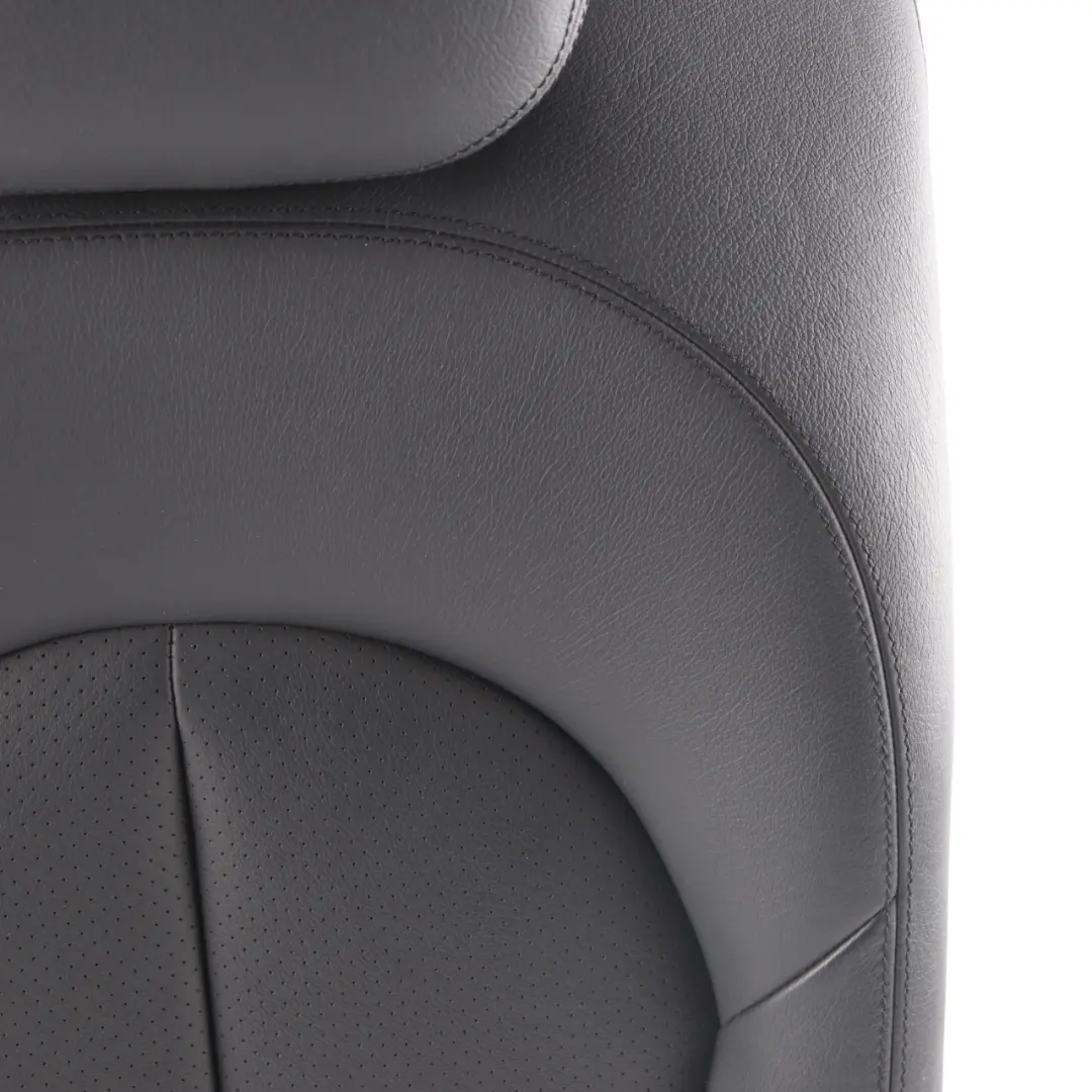 Mercedes C209 Seat Backrest Rear Right O/S Back Cover Leather Nappa Anthracite - SKU A2099200647 - Part number A2099200647