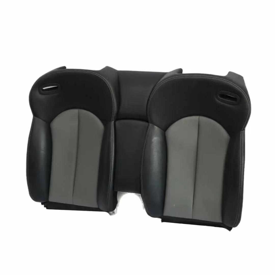 Backrest Back Rest Covering Black Grey Leather to Mercedes A209 Cabrio Rear Seat with Part number A2099202347 Mercedes A209 Cabrio Rear Seat Backrest Back Rest Covering Black Grey Leather - SKU A2099202347 - Part number A2099202347