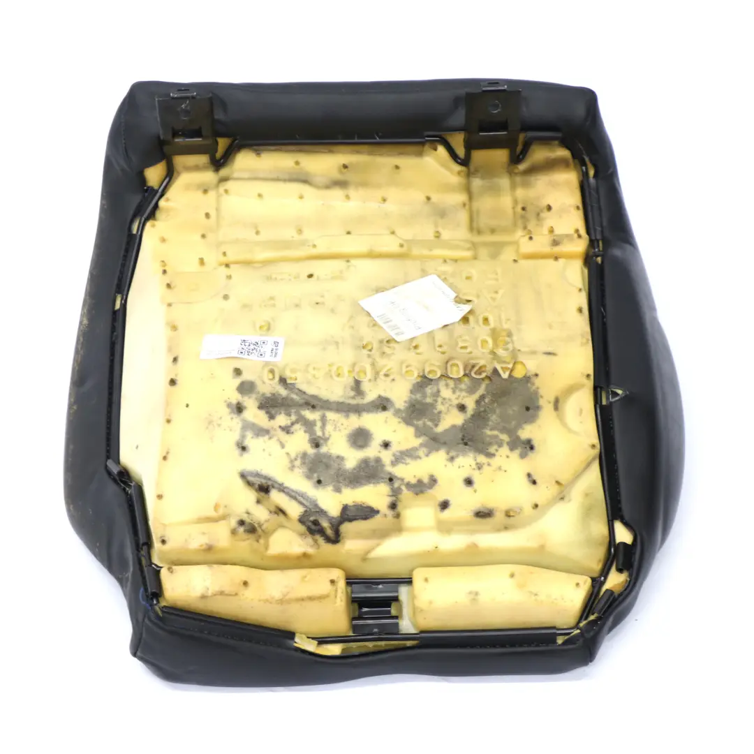 Mercedes A209 Funda Asiento Trasero Izquierdo Cojín Interior Cuero Negro - SKU A2099201146 - Número de pieza A2099201146