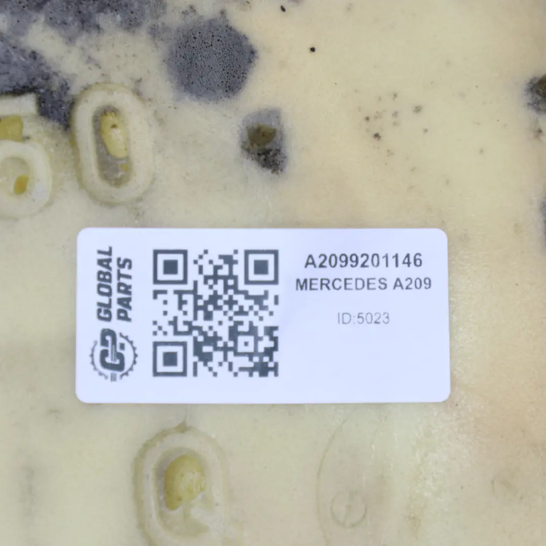 Left N/S Cushion Cover Interior Leather Black to Mercedes A209 Rear Seat Cover with Part number A2099201146 Mercedes A209 Rear Seat Cover Left N/S Cushion Cover Interior Leather Black - SKU A2099201146 - Part number A2099201146