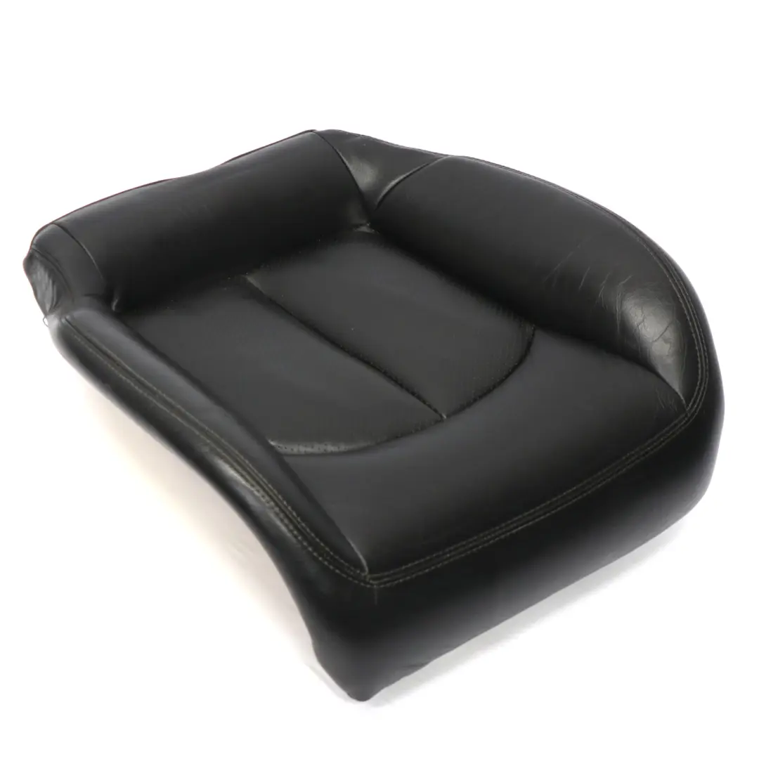 Mercedes A209 Rear Seat Cover Left N/S Cushion Cover Interior Leather Black - SKU A2099201146 - Part number A2099201146