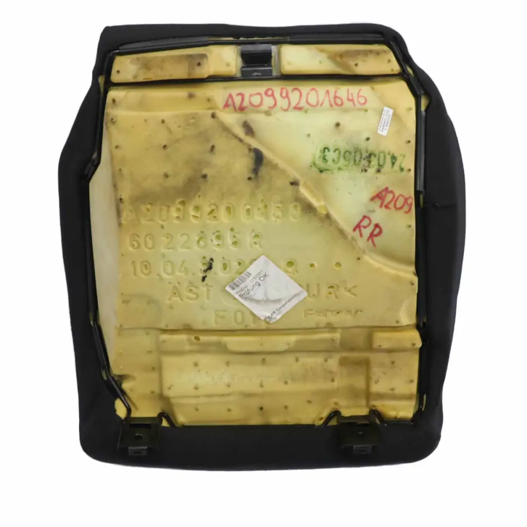 Coprisedile Posteriore Sinistro Panca Divano Pelle Nappa Grigio per Mercedes W209 con numero di parte A2099201646 Mercedes W209 Coprisedile Posteriore Sinistro Panca Divano Pelle Nappa Grigio - SKU A2099201646 - Numero di parte A2099201646