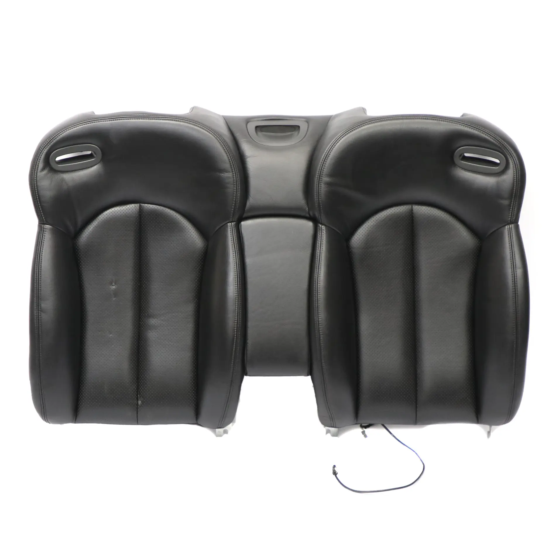 Mercedes A209 Cabrio Rear Seat Backrest Back Rest Leather Nappa Black