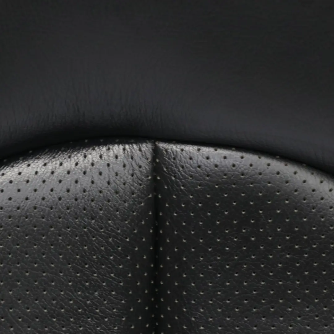Mercedes A209 Cabrio Rear Seat Backrest Back Rest Leather Nappa Black - SKU A2099204935-1 - Part number A2099204935