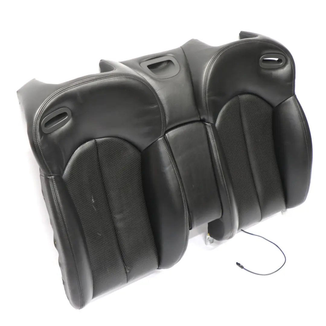 Mercedes A209 Cabrio Rear Seat Backrest Back Rest Leather Nappa Black - SKU A2099204935-1 - Part number A2099204935