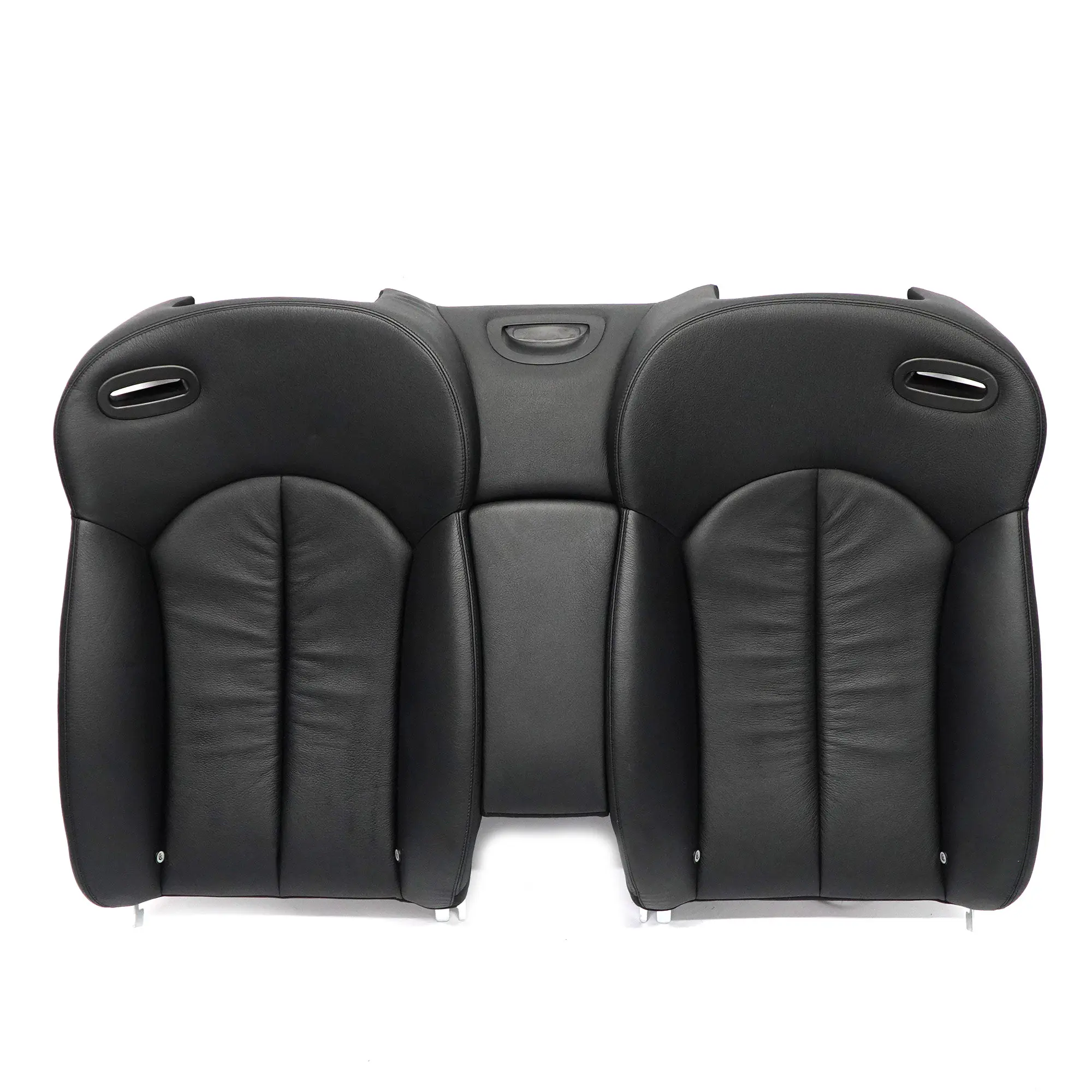 Mercedes A209 Cabrio Asiento Trasero Respaldo Calefactable Cuero Negro Nappa