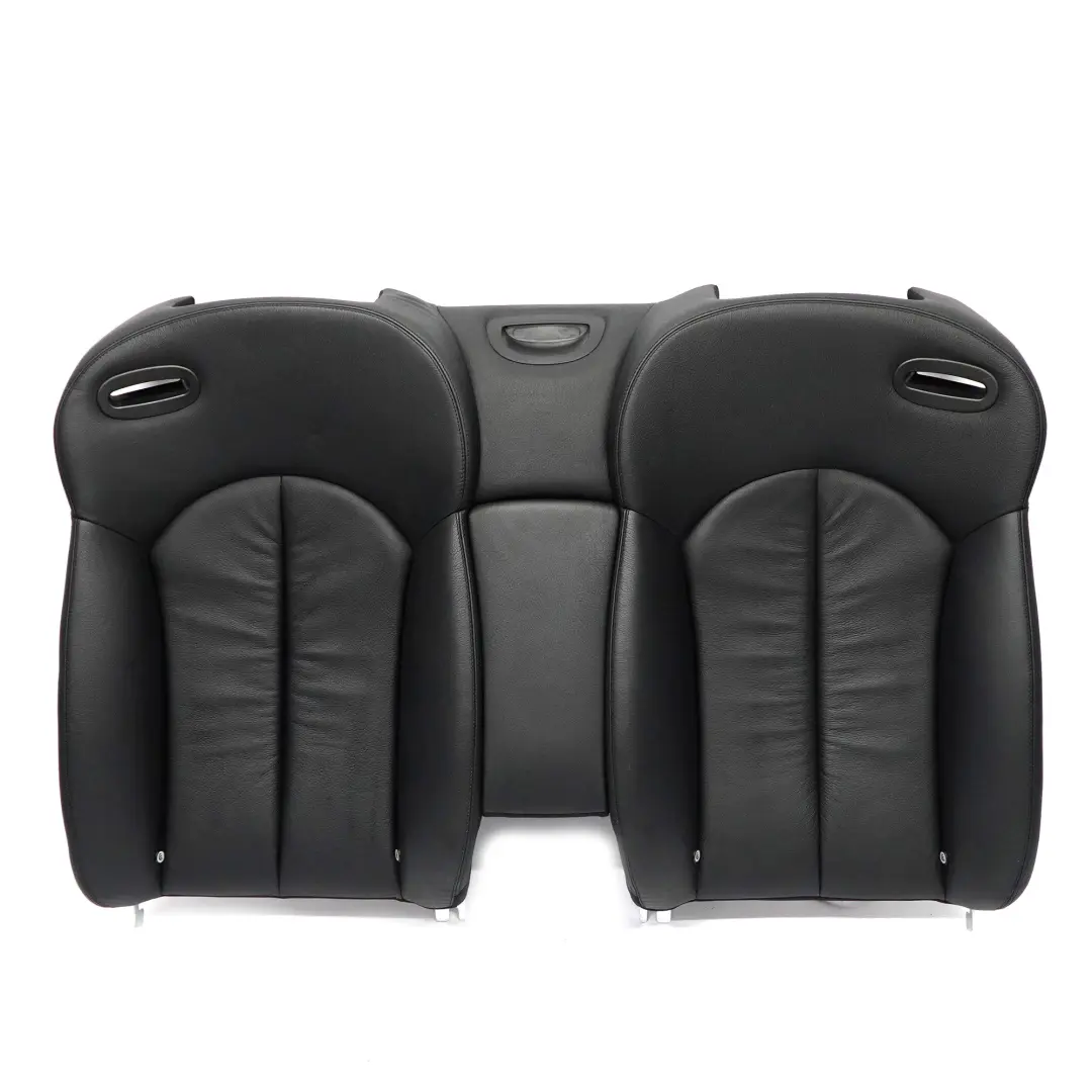Backrest Back Rest Heated Black Leather Nappa to Mercedes A209 Cabrio Rear Seat with Part number A2099204935 Mercedes A209 Cabrio Rear Seat Backrest Back Rest Heated Black Leather Nappa - SKU A2099204935 - Part number A2099204935