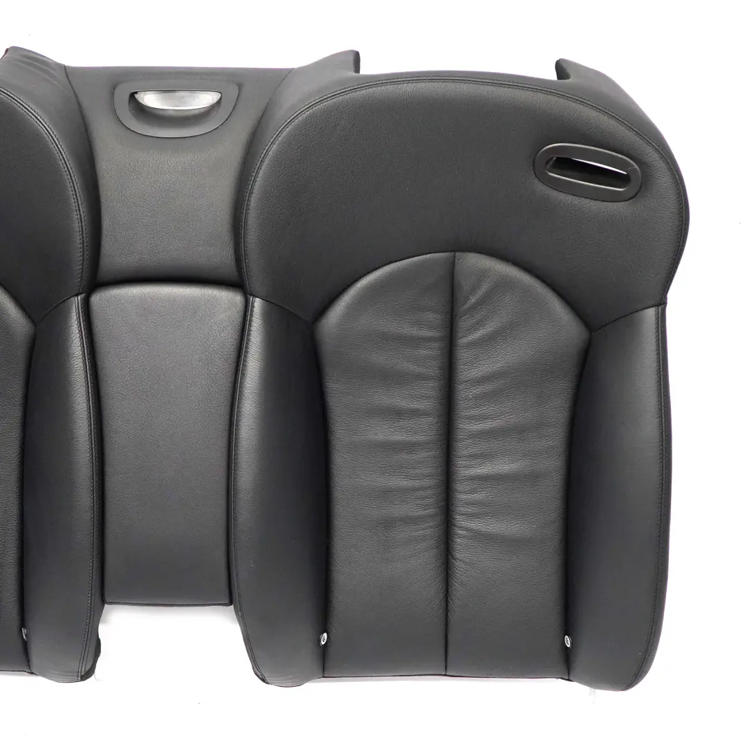 Mercedes A209 Cabrio Asiento Trasero Respaldo Calefactable Cuero Negro Nappa - SKU A2099204935 - Número de pieza A2099204935