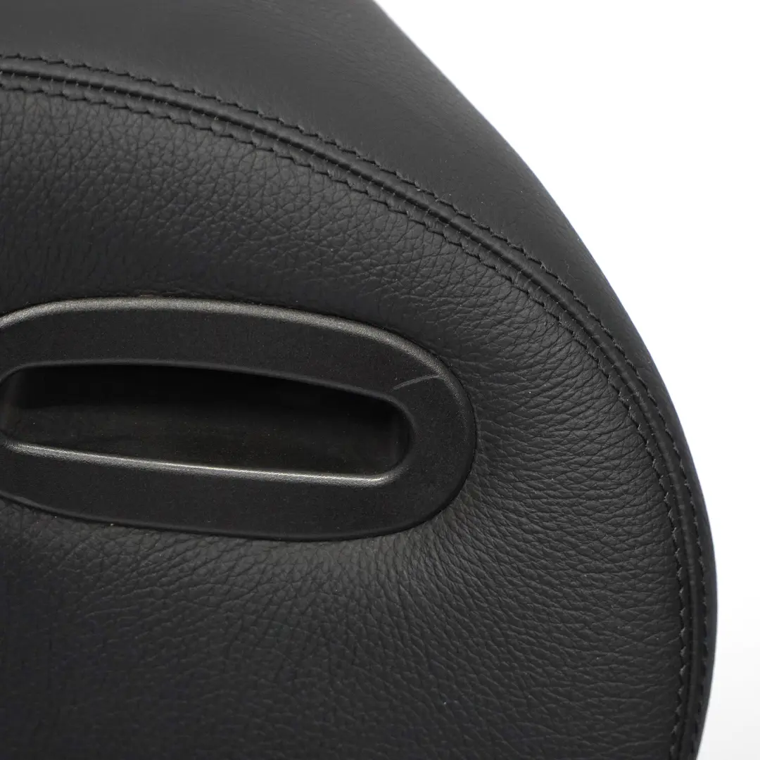 Schienale posteriore riscaldato in pelle nera Nappa per Mercedes A209 Cabrio con numero di parte A2099204935 Mercedes A209 Cabrio Schienale posteriore riscaldato in pelle nera Nappa - SKU A2099204935 - Numero di parte A2099204935