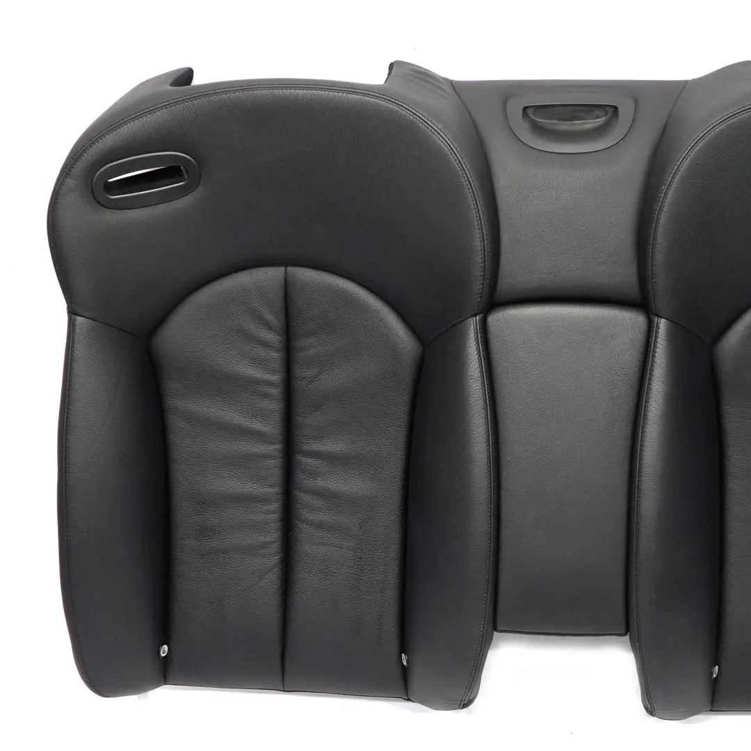Asiento Trasero Respaldo Calefactable Cuero Negro Nappa para Mercedes A209 Cabrio con número de pieza A2099204935 Mercedes A209 Cabrio Asiento Trasero Respaldo Calefactable Cuero Negro Nappa - SKU A2099204935 - Número de pieza A2099204935