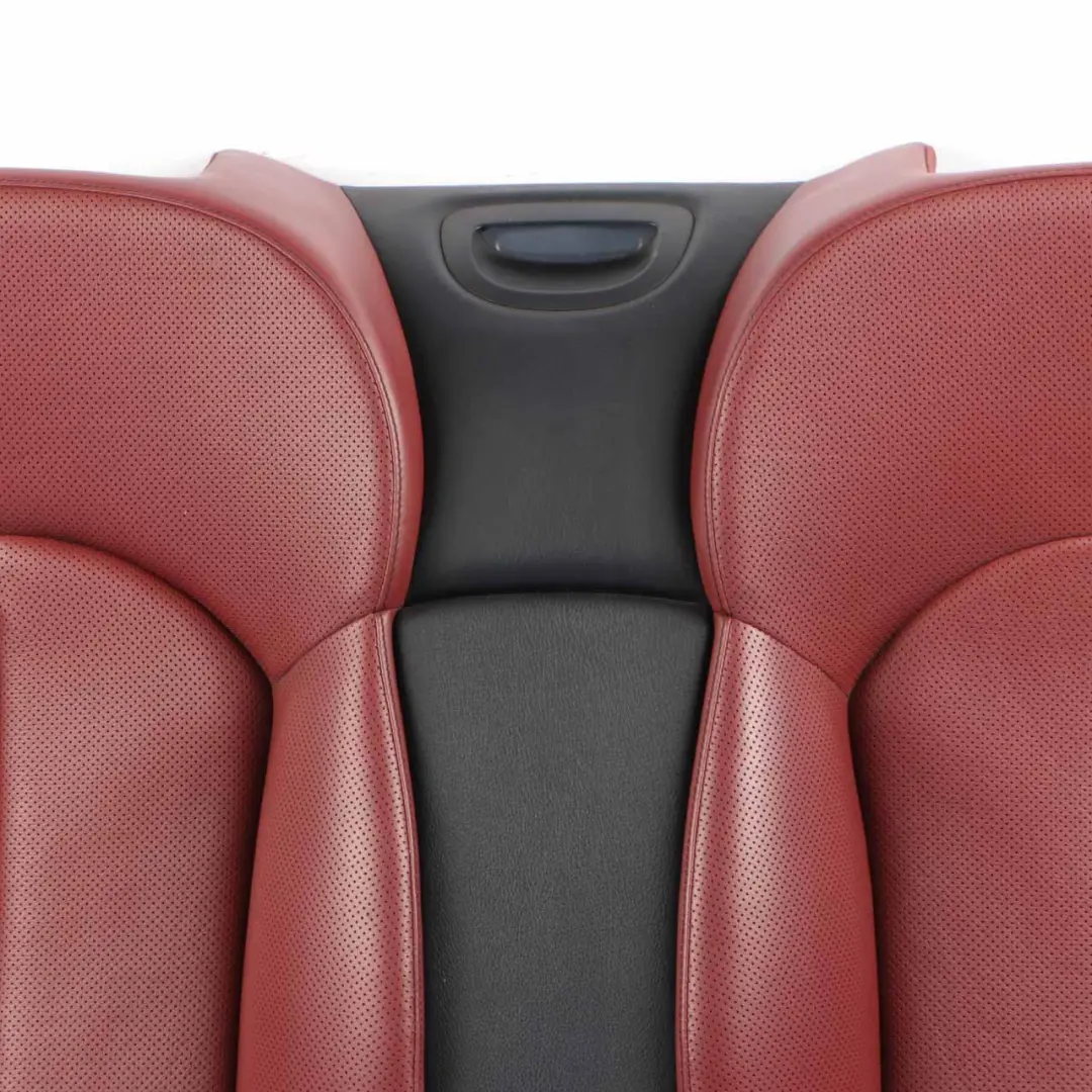 Backrest Back Rest Heated Red Leather Nappa to Mercedes A209 Cabrio Rear Seat with Part number A2099205335 Mercedes A209 Cabrio Rear Seat Backrest Back Rest Heated Red Leather Nappa - SKU A2099205335 - Part number A2099205335