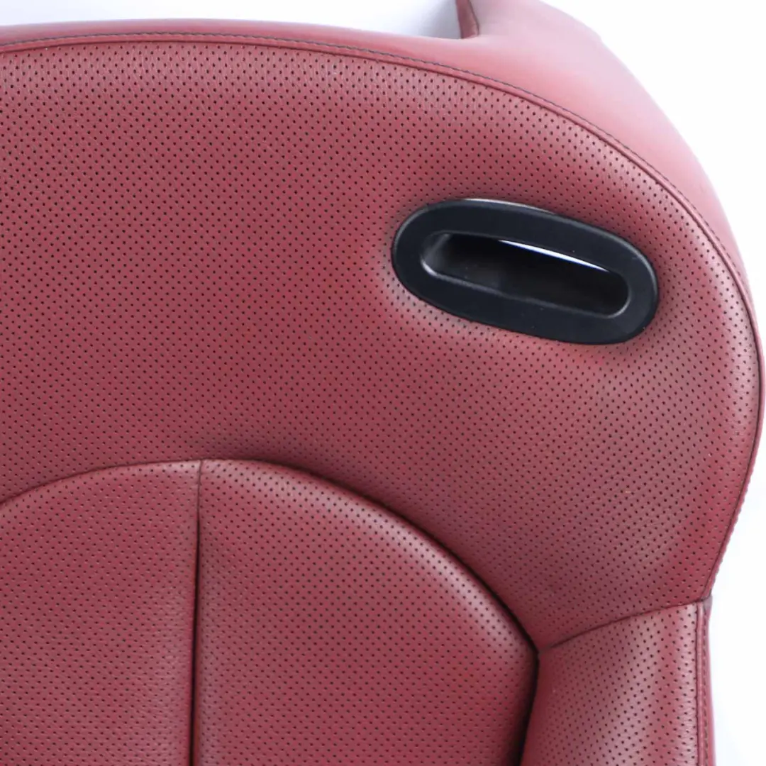 Backrest Back Rest Heated Red Leather Nappa to Mercedes A209 Cabrio Rear Seat with Part number A2099205335 Mercedes A209 Cabrio Rear Seat Backrest Back Rest Heated Red Leather Nappa - SKU A2099205335 - Part number A2099205335