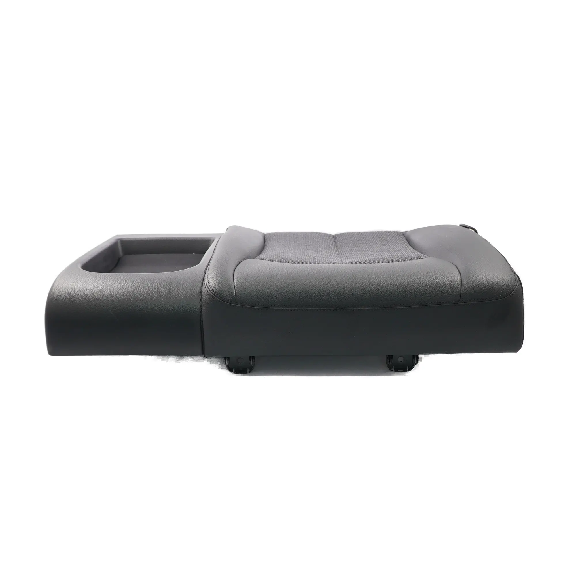 Mercedes C209 Housse de siège arrière gauche Coussin de siège tissu noir cuir