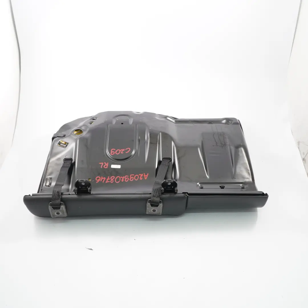 Funda Asiento Trasero Izquierdo Cojín Asiento Tela Negro Cuero para Mercedes C209 con número de pieza A2099208746 Mercedes C209 Funda Asiento Trasero Izquierdo Cojín Asiento Tela Negro Cuero - SKU A2099208746 - Número de pieza A2099208746