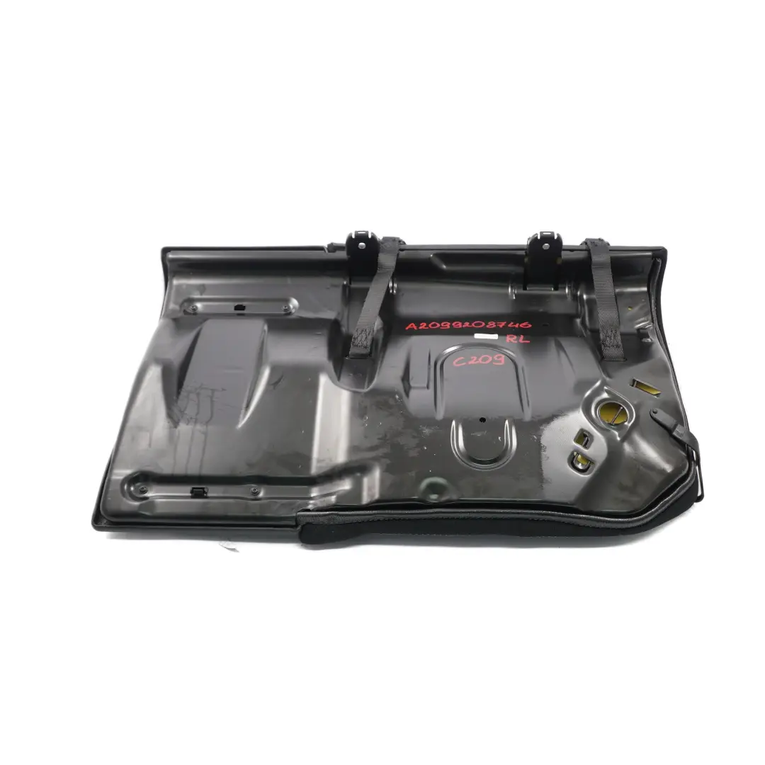 Mercedes C209 Seat Cover Rear Left N/S Seat Cushion Black Cloth Leather - SKU A2099208746 - Part number A2099208746