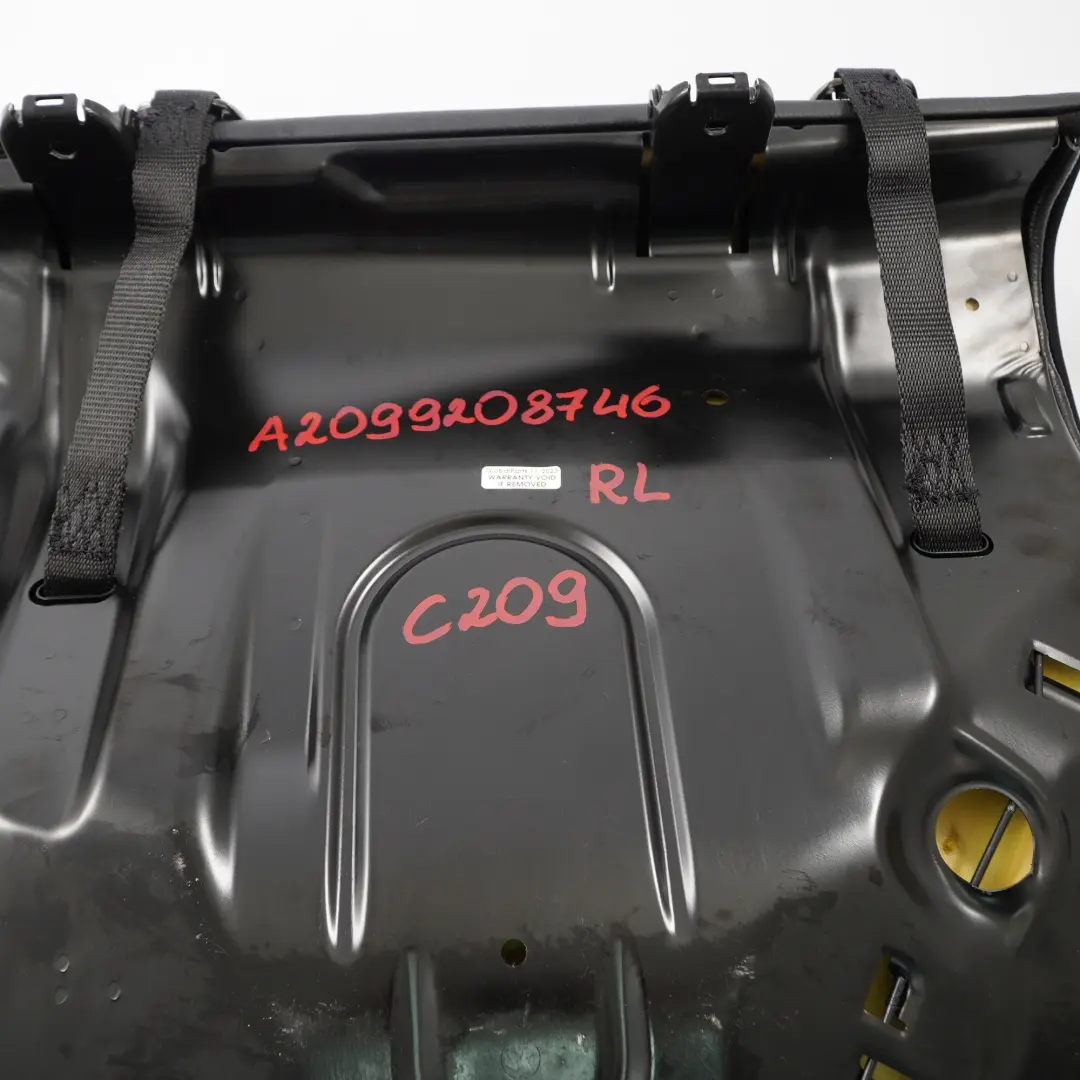 Siedzisko Kanapy Lewy Tył Materiał do Mercedes C209 o numerze A2099208746 Mercedes C209 Siedzisko Kanapy Lewy Tył Materiał - SKU A2099208746 - Numer Części A2099208746