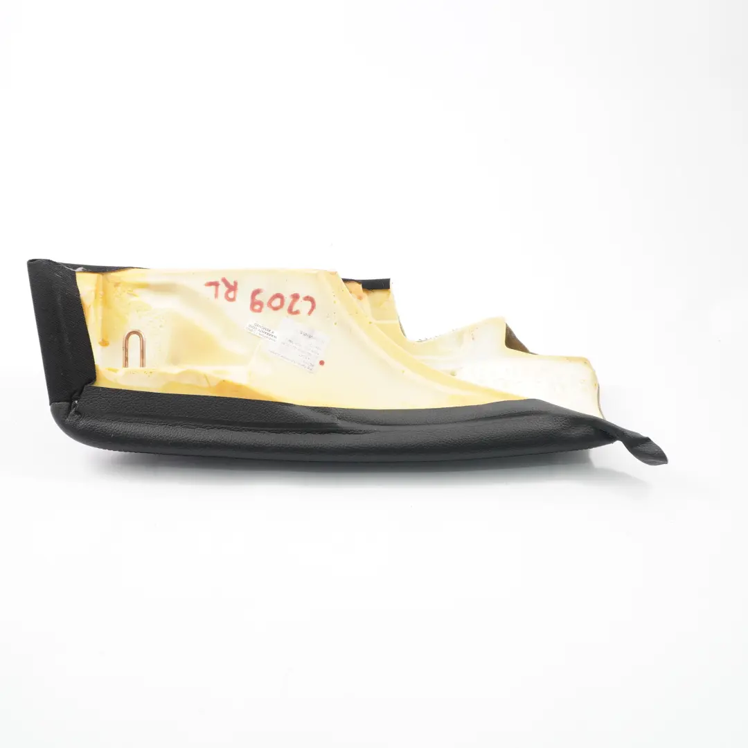 Lateral Mercedes C209 Rear Left N/S Panel Finisher Black Cloth Leather to Seat with Part number A2099209504 Seat Lateral Mercedes C209 Rear Left N/S Panel Finisher Black Cloth Leather - SKU A2099209504 - Part number A2099209504