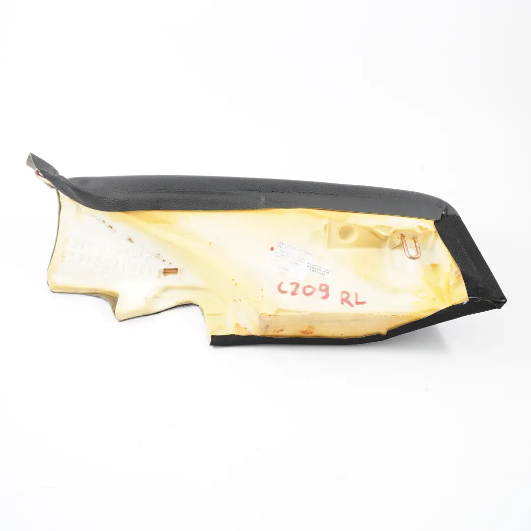 Lateral Mercedes C209 Rear Left N/S Panel Finisher Black Cloth Leather to Seat with Part number A2099209504 Seat Lateral Mercedes C209 Rear Left N/S Panel Finisher Black Cloth Leather - SKU A2099209504 - Part number A2099209504