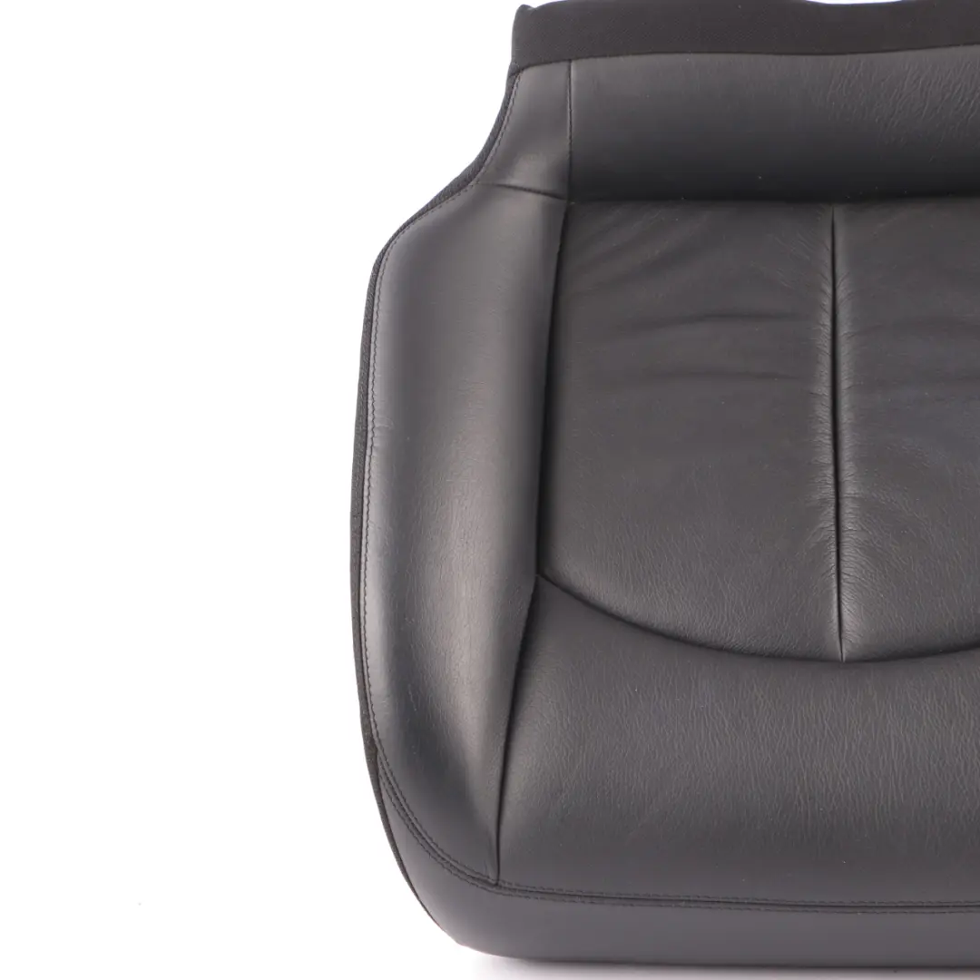 Mercedes A209 Sitzbezug hinten links Kissenabdeckung Schwarz Leder Nappa - SKU A2099209746 - Teilenummer A2099209746
