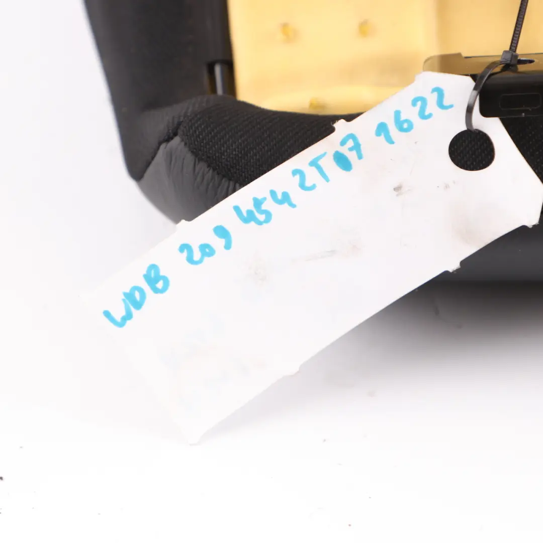 Mercedes A209 Sitzbezug hinten links Kissenabdeckung Schwarz Leder Nappa - SKU A2099209746 - Teilenummer A2099209746