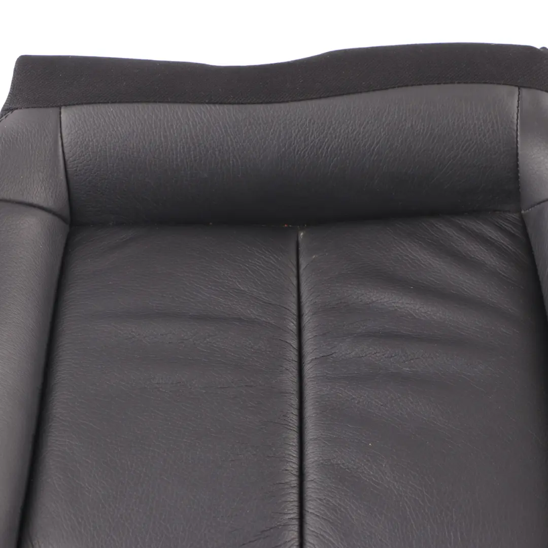 Mercedes A209 Seat Cover Rear Right O/S Cushion Covering Black Leather Nappa - SKU A2099209846 - Part number A2099209846