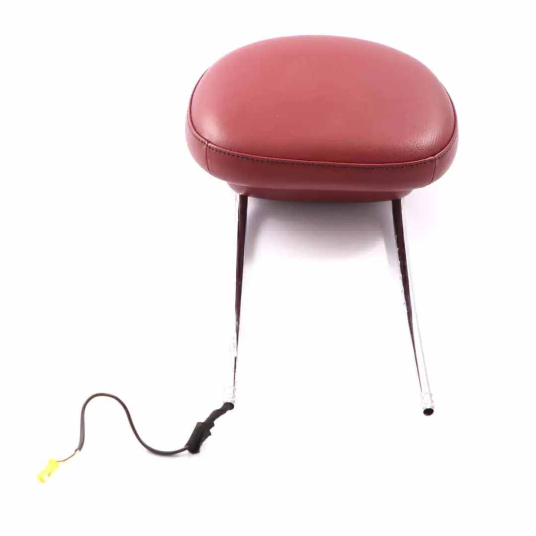 Headrest Front Left Right N/O/S Red Leather Head Rest to Mercedes W209 Seat with Part number A2099704950 Mercedes W209 Seat Headrest Front Left Right N/O/S Red Leather Head Rest - SKU A2099704950 - Part number A2099704950