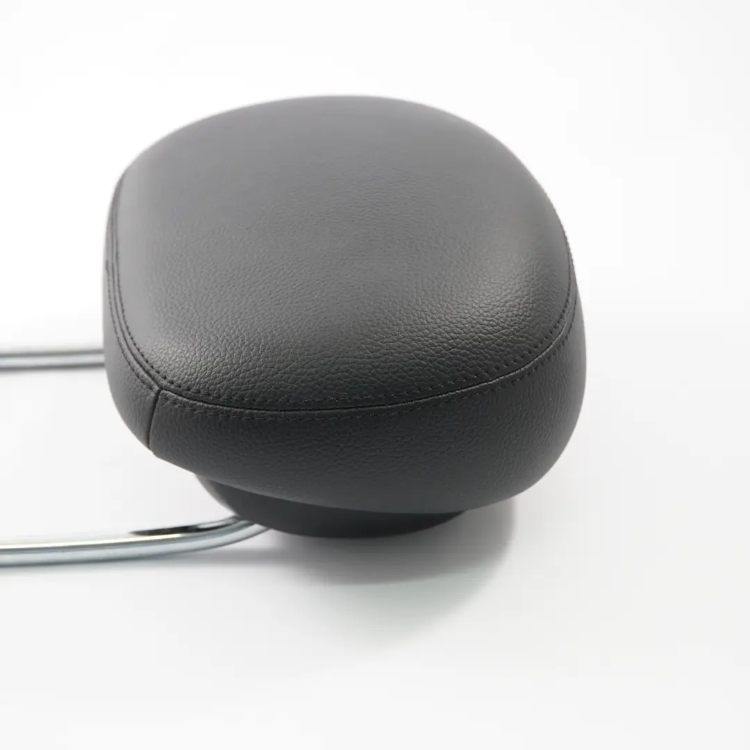 Headrest Front Left Right N/O/S Black Leather Head Rest to Mercedes W209 Seat with Part number A2099705050 Mercedes W209 Seat Headrest Front Left Right N/O/S Black Leather Head Rest - SKU A2099705050 - Part number A2099705050