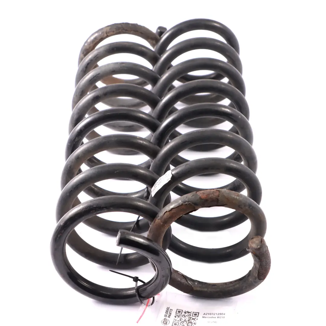 Front Suspension Coil Spring Right Left Set to Spring Mercedes W210 with Part number A2103212904 Spring Mercedes W210 Front Suspension Coil Spring Right Left Set - SKU A2103212904 - Part number A2103212904