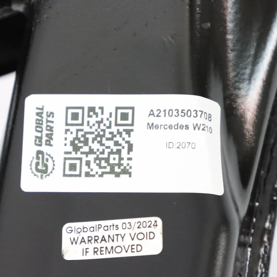 Supporto Assale Posteriore Sottotelaio Sospensione per Mercedes W210 con numero di parte A2103503708 Mercedes W210 Supporto Assale Posteriore Sottotelaio Sospensione - SKU A2103503708 - Numero di parte A2103503708