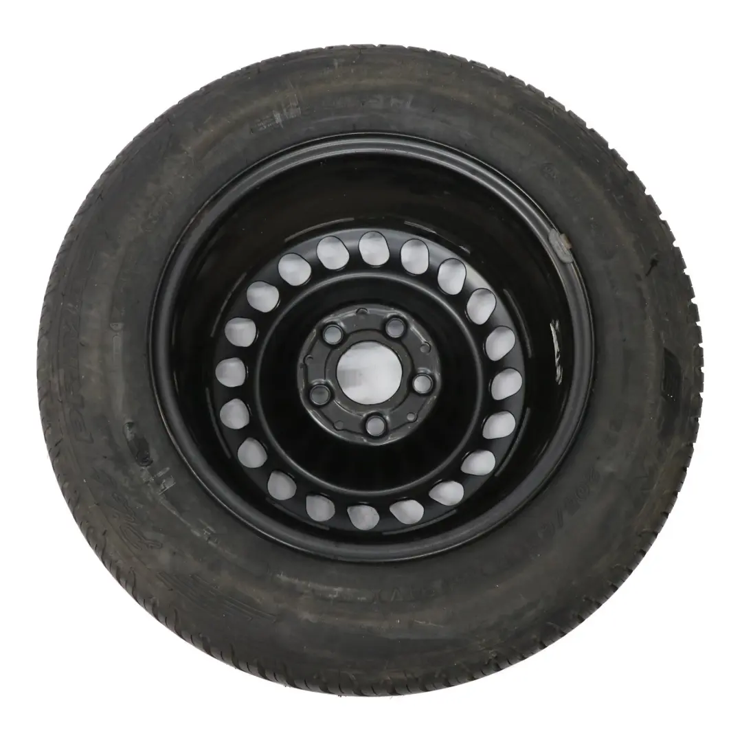 Ruota scorta in acciaio 16" 7J Pneumatico 205/65 ET:37 per Mercedes W210 con numero di parte A2104000702 Mercedes W210 Ruota scorta in acciaio 16" 7J Pneumatico 205/65 ET:37 - SKU A2104000702 - Numero di parte A2104000702