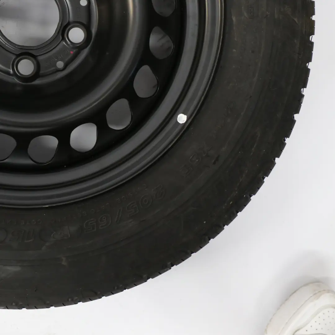 Mercedes W210 Roue de secours acier 16" 7J Pneu 205/65 ET:37 - SKU A2104000702 - Numéro de pièce A2104000702