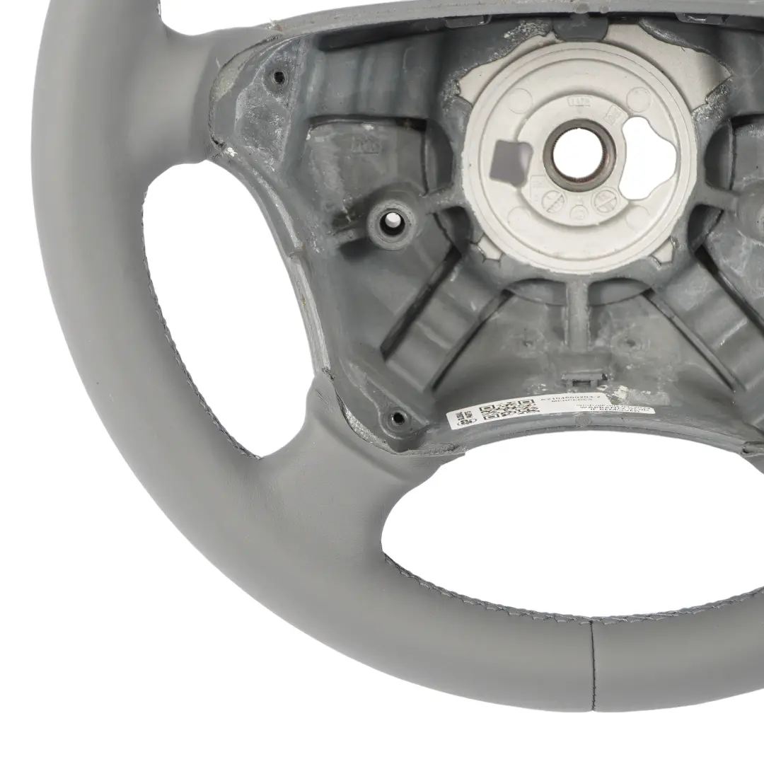  Mercedes-Benz W210 S210 CLK W208 NEU Leder Grau Lenkrad mit Grau Fäden - SKU A2104600203-2 - Teilenummer A2104600203