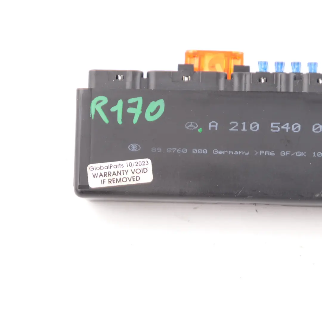 Fuse Box Mercedes W210 R170 Multifunctional Relay Fuse Unit Module to with Part number A2105400072 Fuse Box Mercedes W210 R170 Multifunctional Relay Fuse Unit Module - SKU A2105400072 - Part number A2105400072